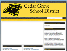 Tablet Screenshot of cedargrove.k12.nj.us