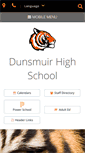 Mobile Screenshot of dunsmuirhigh.k12.ca.us