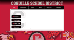 Desktop Screenshot of coquille.k12.or.us