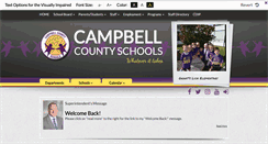 Desktop Screenshot of campbell.k12.ky.us