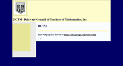 Desktop Screenshot of dctm.k12.de.us