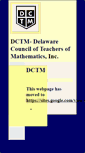 Mobile Screenshot of dctm.k12.de.us