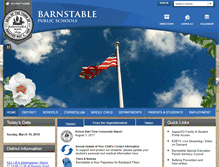 Tablet Screenshot of barnstable.k12.ma.us