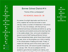 Tablet Screenshot of bonner.k12.mt.us
