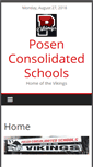 Mobile Screenshot of posen.k12.mi.us