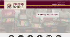 Desktop Screenshot of leslie.k12.ky.us